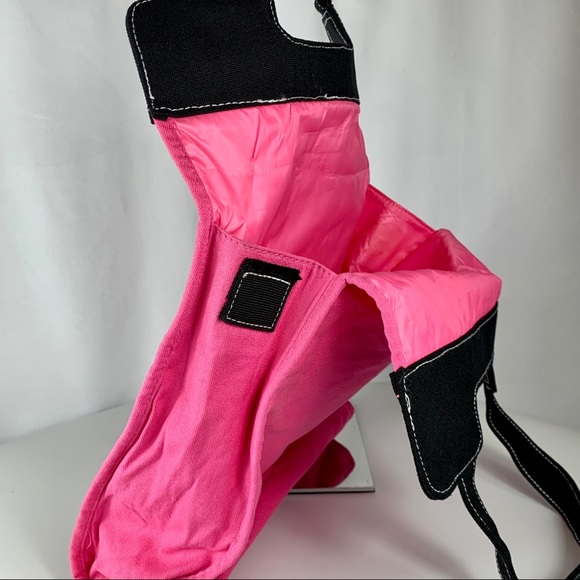 ED HARDY Pink Canvas Screen Printed Design Tote - Picture 4 of 10